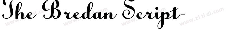 The Bredan Script字体转换